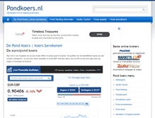 Tablet Screenshot of pondkoers.nl